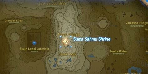 Zelda BotW, All Shrines: Suma Sahma. Published 19 may 2019 By MGG. 0. Discover the location and walkthrough of the Suma Sahma shrine. 36 views. For this …